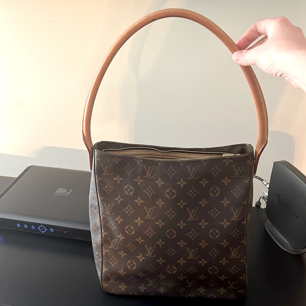 LV zipper tote GM